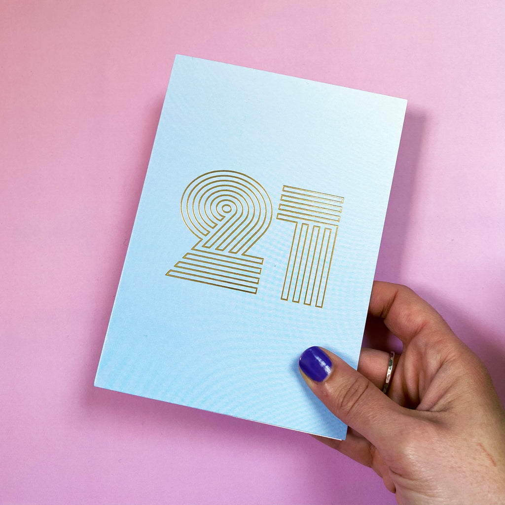 21 birthday - gold