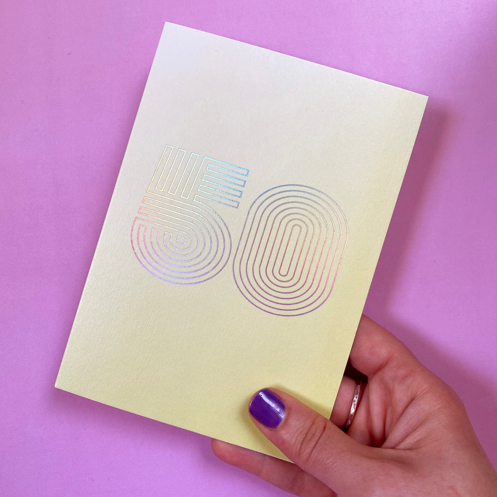 50 birthday - holo