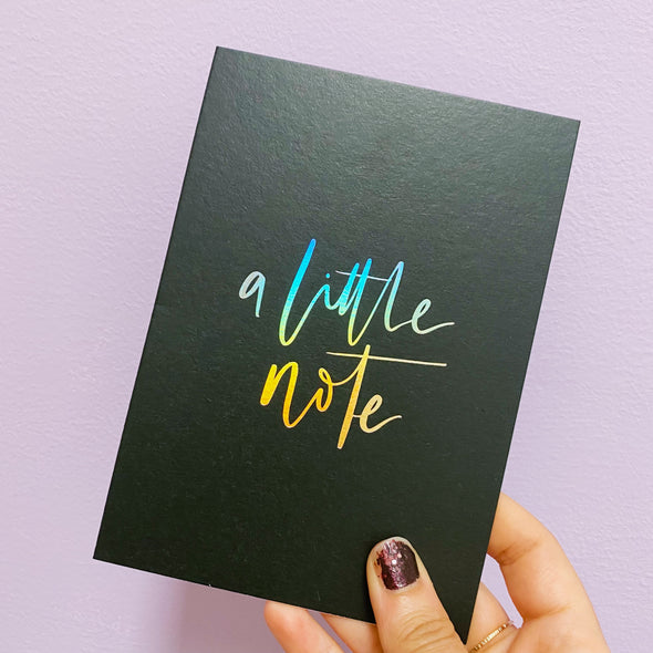 a little note - holo