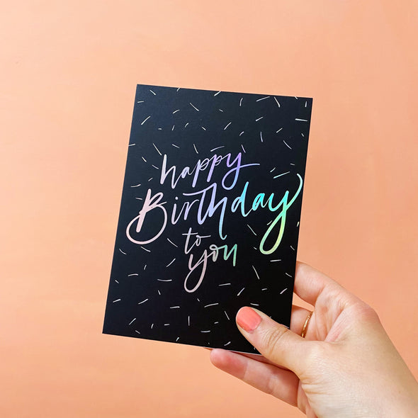 happy birthday to you - holo