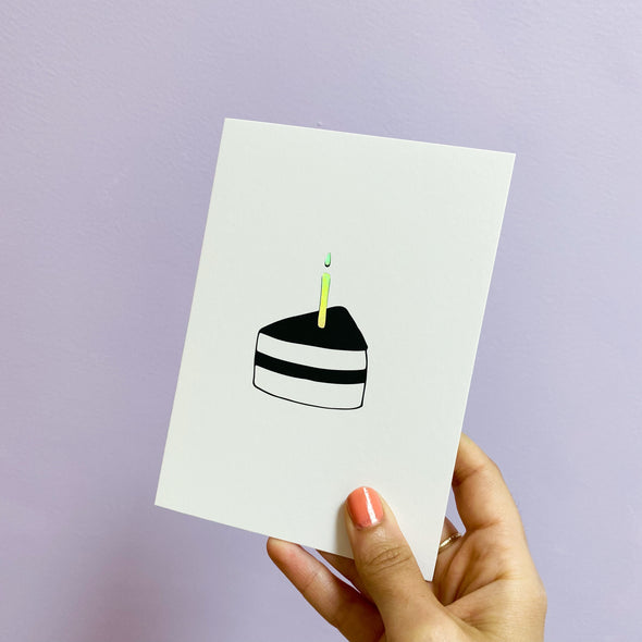 Cake card- holo