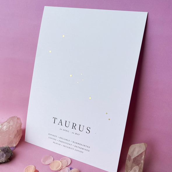 Zodiac Print - Taurus