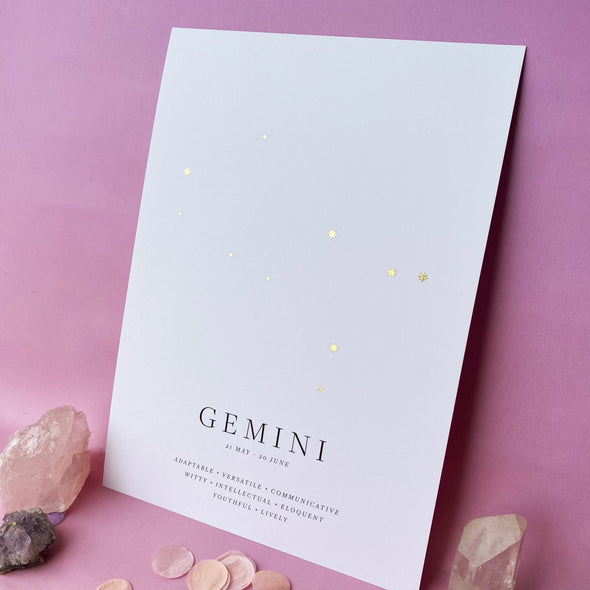 Zodiac Print - Gemini