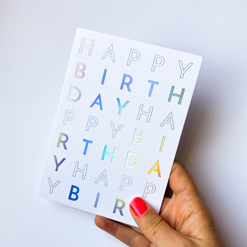 happy birthday repeat - holo