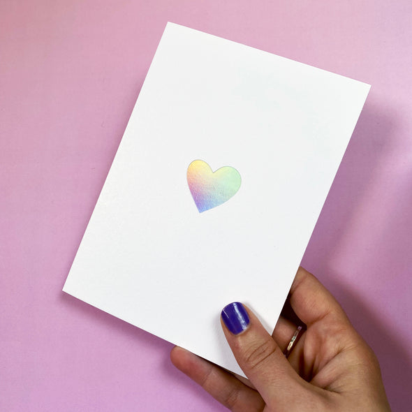 heart card - holo