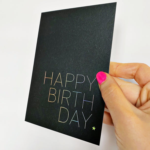 Birthday star - holo