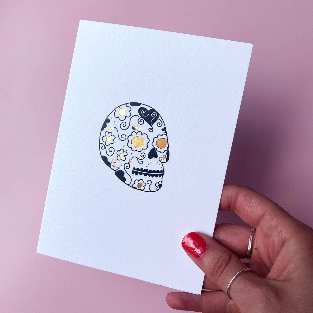 Sugar Skull - Gold