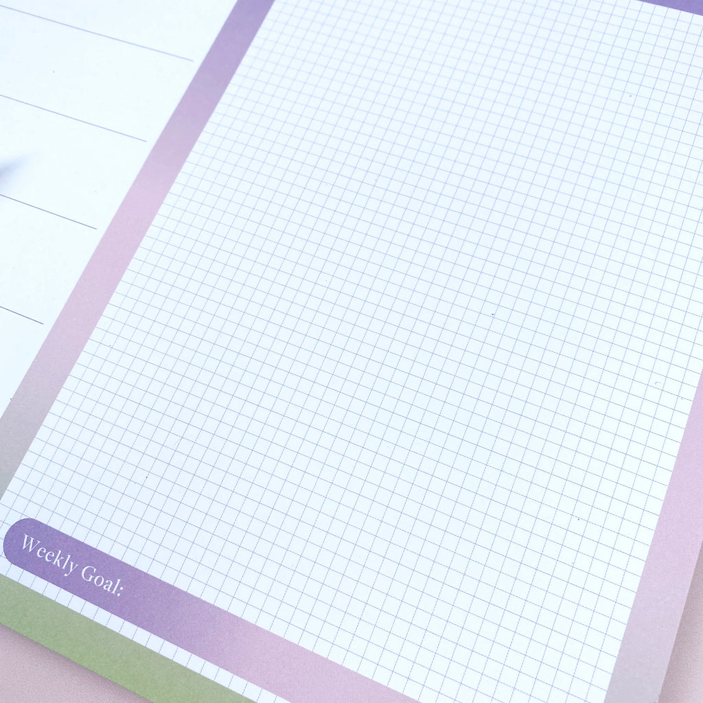 Weekly Desk Planner