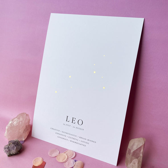 Zodiac Print - Leo