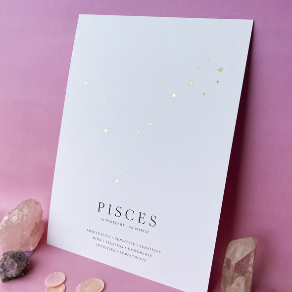 Zodiac Print - Pisces