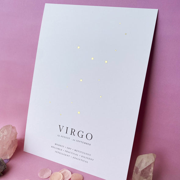 Zodiac Print - Virgo