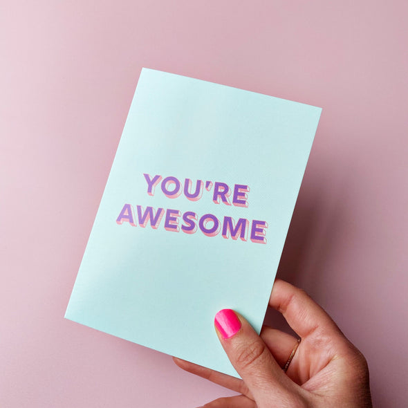 You're awesome