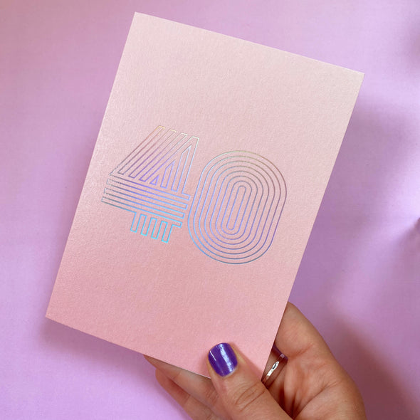 40 birthday - holo