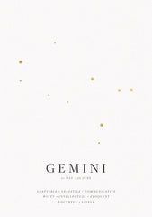 Zodiac Print  - Gemini