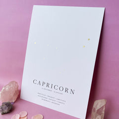 Zodiac Print  - Capricorn