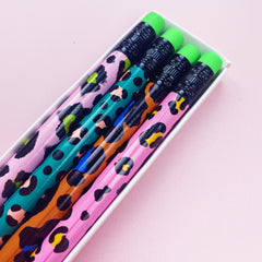 Leopard Pencil Set