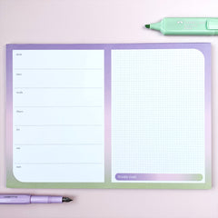 Weekly Desk Planner