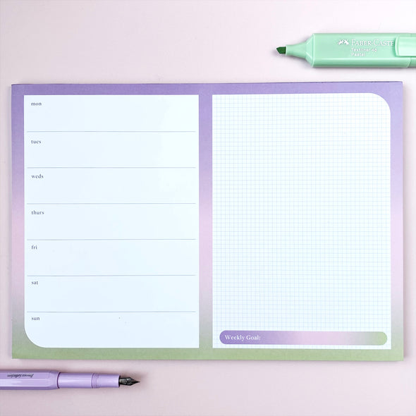 Weekly Desk Planner