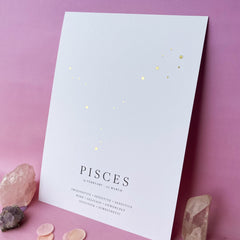 Zodiac Print  - Pisces