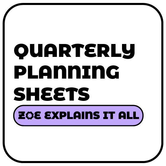 Quarterly planning