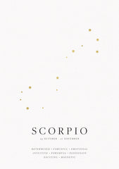 Zodiac Print  - Scorpio