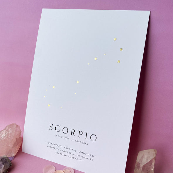 Zodiac Print  - Scorpio