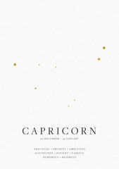 Zodiac Print  - Capricorn