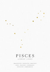 Zodiac Print  - Pisces